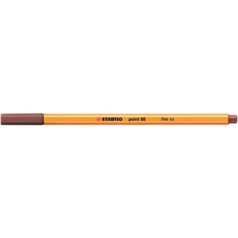 Fineliner Stabilo Point 88® 0,4 mm terra di Siena bruciata 88/75